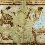 Etruscan frescoes triclinio lrg